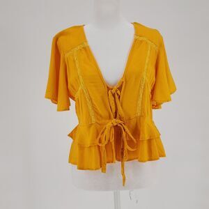 Festive Yellow Top by ASOS (4)